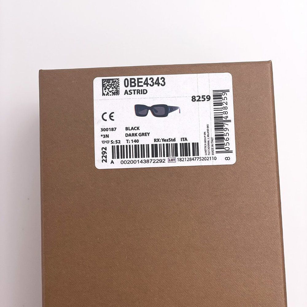 Burberry Modern Black and Gray Sunglasses - Picture 14 of 14